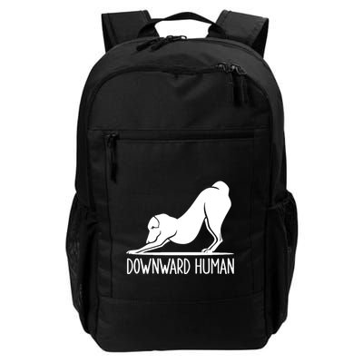Funny Downward Hu Dog Yoga Design Cool Anime Print Cool Gift Backpack