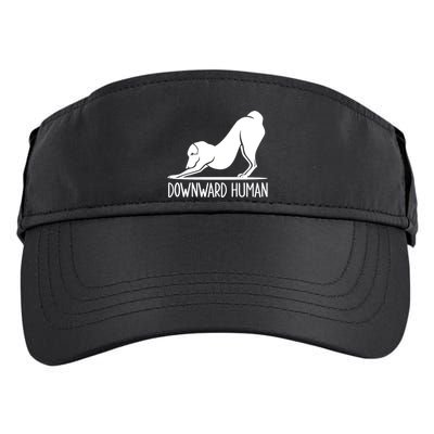 Funny Downward Hu Dog Yoga Design Cool Anime Print Cool Gift Adult Drive Performance Visor
