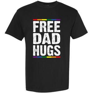 Free Dad Hugs Lgbt Supports Happy Pride Month Garment-Dyed Heavyweight T-Shirt