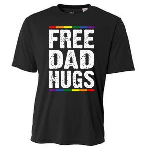 Free Dad Hugs Lgbt Supports Happy Pride Month Cooling Performance Crew T-Shirt