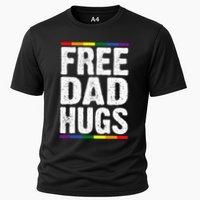 Free Dad Hugs Lgbt Supports Happy Pride Month Cooling Performance Crew T-Shirt