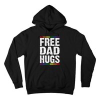 Free Dad Hugs Lgbt Supports Happy Pride Month Hoodie