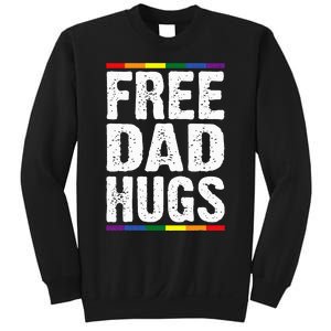 Free Dad Hugs Lgbt Supports Happy Pride Month Sweatshirt