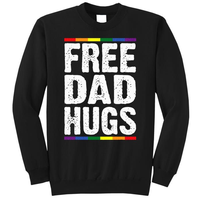 Free Dad Hugs Lgbt Supports Happy Pride Month Sweatshirt