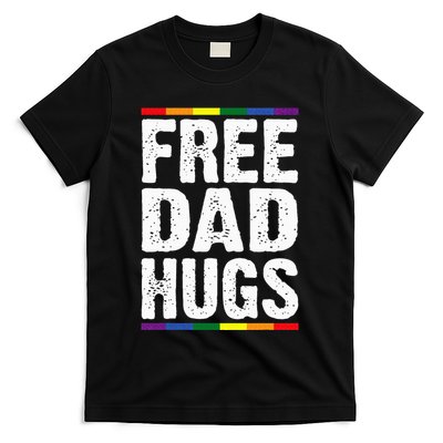 Free Dad Hugs Lgbt Supports Happy Pride Month T-Shirt