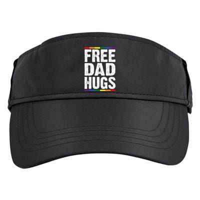 Free Dad Hugs Lgbt Supports Happy Pride Month Adult Drive Performance Visor