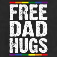 Free Dad Hugs Lgbt Supports Happy Pride Month Adult Drive Performance Visor