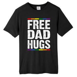 Free Dad Hugs Lgbt Supports Happy Pride Month Tall Fusion ChromaSoft Performance T-Shirt