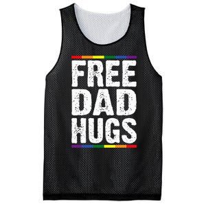 Free Dad Hugs Lgbt Supports Happy Pride Month Mesh Reversible Basketball Jersey Tank