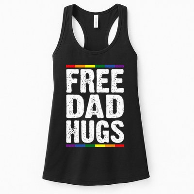 Free Dad Hugs Lgbt Supports Happy Pride Month Womens Tank Top