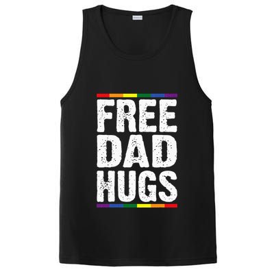 Free Dad Hugs Lgbt Supports Happy Pride Month PosiCharge Competitor Tank
