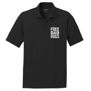 Free Dad Hugs Lgbt Supports Happy Pride Month PosiCharge RacerMesh Polo