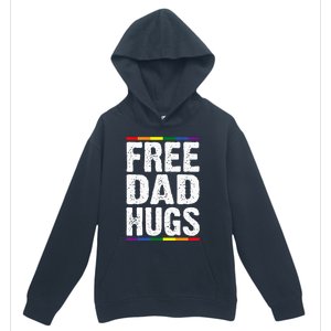 Free Dad Hugs Lgbt Supports Happy Pride Month Urban Pullover Hoodie