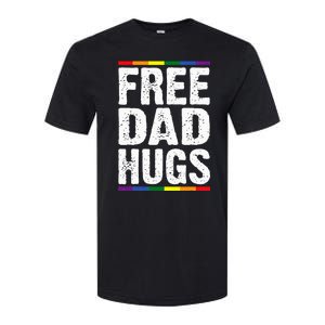 Free Dad Hugs Lgbt Supports Happy Pride Month Softstyle CVC T-Shirt