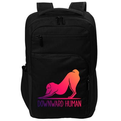 Funny Downward Hu Dog Yoga Design Cool Anime Print Meaningful Gift Impact Tech Backpack