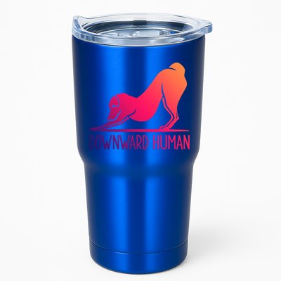Funny Downward Hu Dog Yoga Design Cool Anime Print Meaningful Gift Tumbler