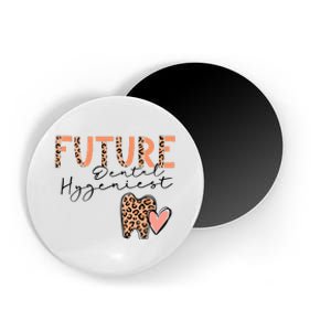 Future Dental Hygienist Cute Leopard Print Heart Design Magnet