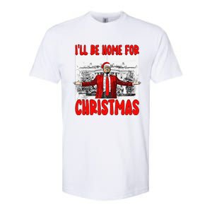 Funny DaddyS Home Trump I’Ll Be Home For Christmas 2024 Softstyle CVC T-Shirt