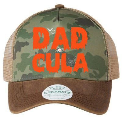 Funny Dadcula Halloween Dad Dracula Costume Momster matching Legacy Tie Dye Trucker Hat