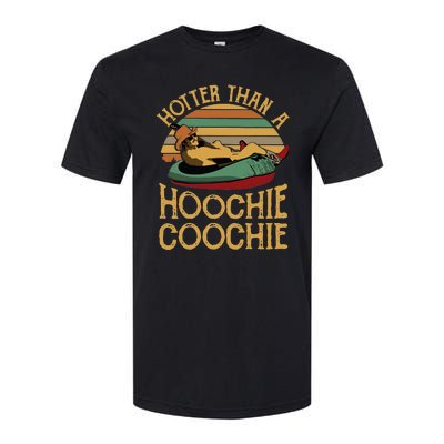 Funny Daddy Hotter Than A Hoochie Coochie Softstyle CVC T-Shirt