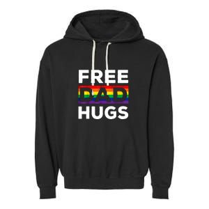 Free Dad Hug Garment-Dyed Fleece Hoodie