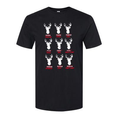 Funny Deer Hunters Santa's Reindeer Great Gift Deer Cuisine Funny Gift Softstyle CVC T-Shirt