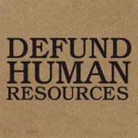 Funny Defund Human Resources Meme Cotton Canvas Backpack