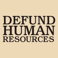 Funny Defund Human Resources Meme Zip Tote Bag