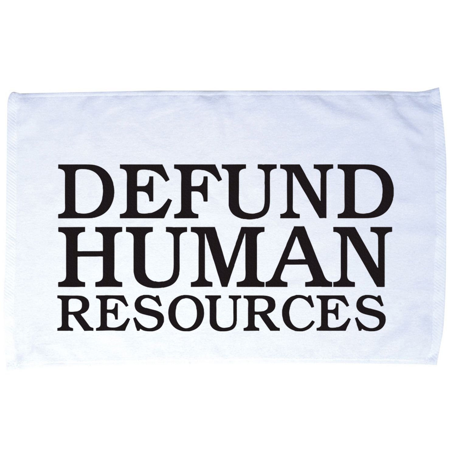 Funny Defund Human Resources Meme Microfiber Hand Towel