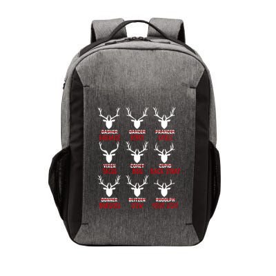 Funny Deer Hunting Hunters All Of Santa's Reindeer Funny Gift Vector Backpack