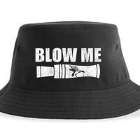 Funny Duck Hunting Blow Me Duck Call Waterfowl Hunter Gift  Sustainable Bucket Hat
