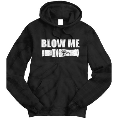 Funny Duck Hunting Blow Me Duck Call Waterfowl Hunter Gift  Tie Dye Hoodie