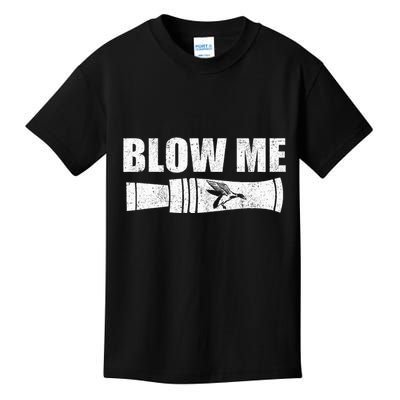 Funny Duck Hunting Blow Me Duck Call Waterfowl Hunter Gift  Kids T-Shirt