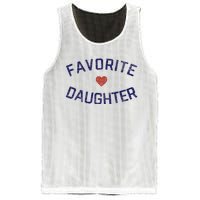 Favorite Daughter Heart Distressed Vintage Faded Classic Mesh Reversible Basketball Jersey Tank