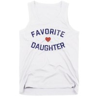 Favorite Daughter Heart Distressed Vintage Faded Classic Tank Top