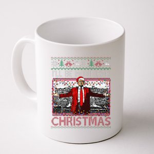 Funny DaddyS Home Trump Ugly Christmas Sweater Xmas Pajamas Coffee Mug