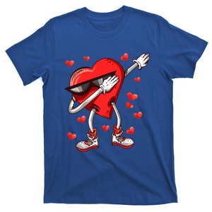 Funny Dabbing Heart Love Dab Dance Valentine's Day Gift T-Shirt