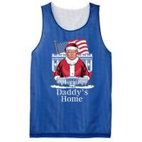 Funny DaddyS Home Trump Christmas 2024 Trump Santa 2024 Gift Mesh Reversible Basketball Jersey Tank