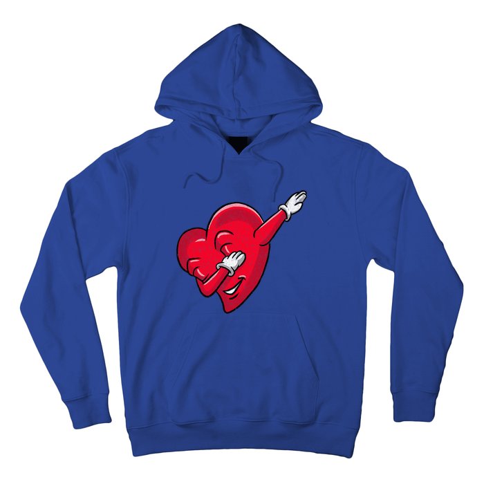 Funny Dabbing Heart Valentines Giftgifthip Hop Dance Funny Gift Hoodie