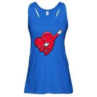 Funny Dabbing Heart Valentines Giftgifthip Hop Dance Funny Gift Ladies Essential Flowy Tank