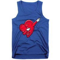 Funny Dabbing Heart Valentines Giftgifthip Hop Dance Funny Gift Tank Top