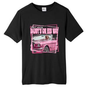 Funny Daddys Home Trump Pink 2024 Take America Back 2024 Tall Fusion ChromaSoft Performance T-Shirt