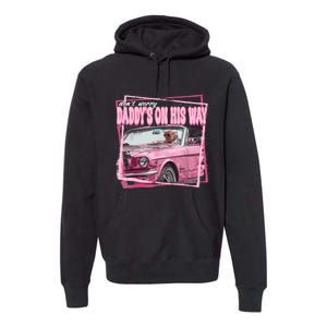 Funny Daddys Home Trump Pink 2024 Take America Back 2024 Premium Hoodie