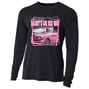 Funny Daddys Home Trump Pink 2024 Take America Back 2024 Cooling Performance Long Sleeve Crew