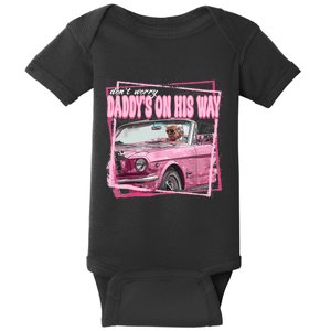 Funny Daddys Home Trump Pink 2024 Take America Back 2024 Baby Bodysuit