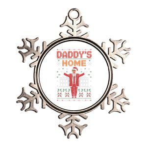 Funny DaddyS Home Trump Christmas Celebration Style Gift Metallic Star Ornament