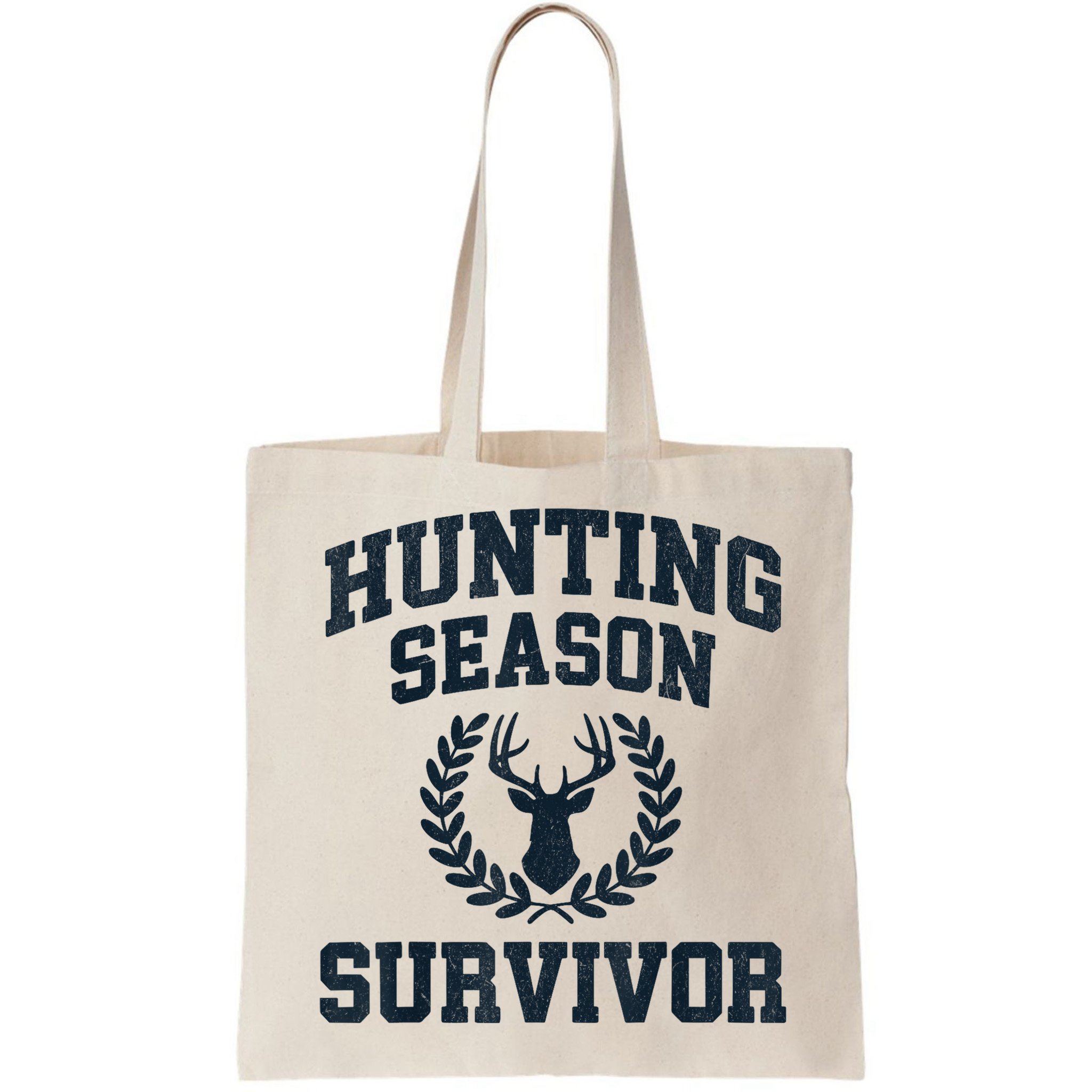 Funny Deer Hunting Season Survivor Vintage Bag
