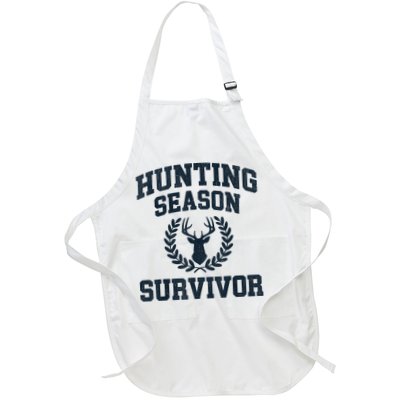 Funny Deer Hunting Season Survivor Vintage Apron