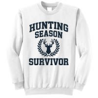 Funny Deer Hunting Season Survivor Vintage Sweatshirt