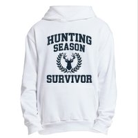 Funny Deer Hunting Season Survivor Vintage Urban Pullover Hoodie